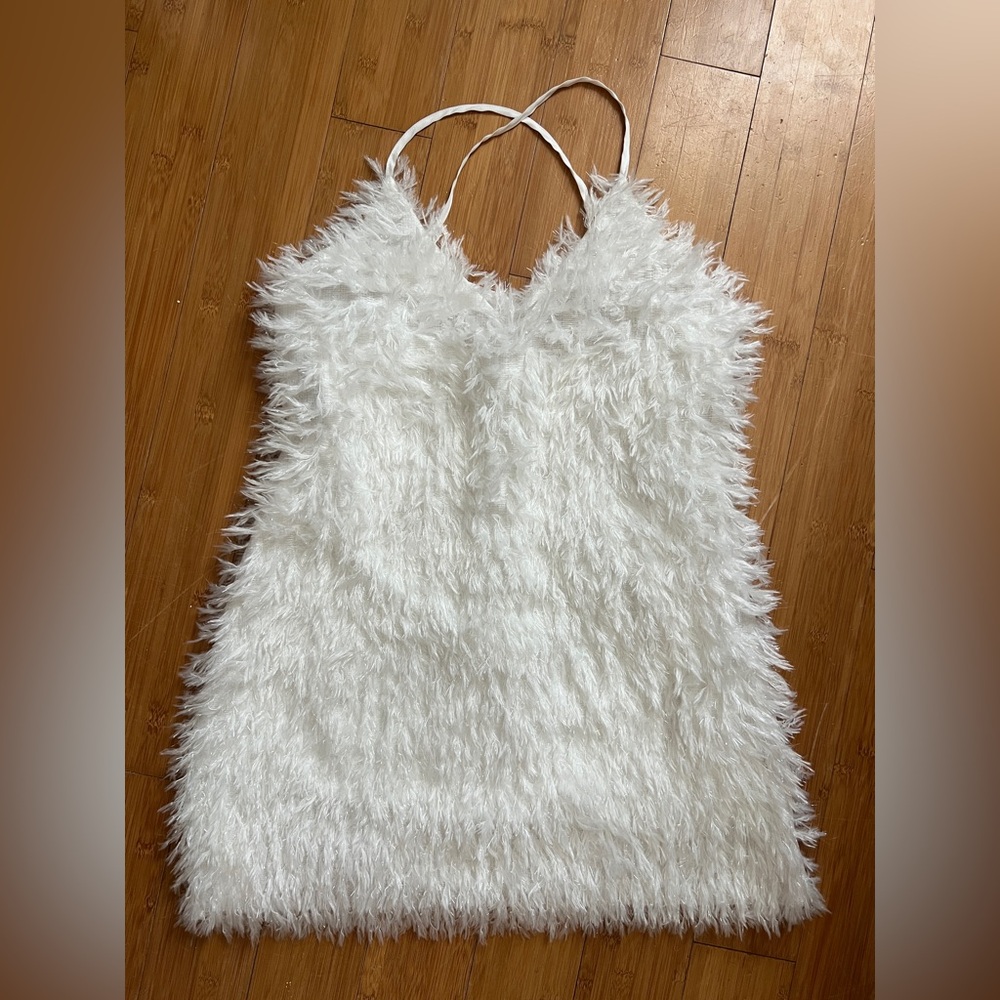 Mini white dress